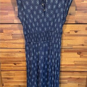 Market & Spruce | Dresses | Nwt Market Spruce Annora Faux Wrap Knit Dress  Striped White Black Midi Medium | Poshmark